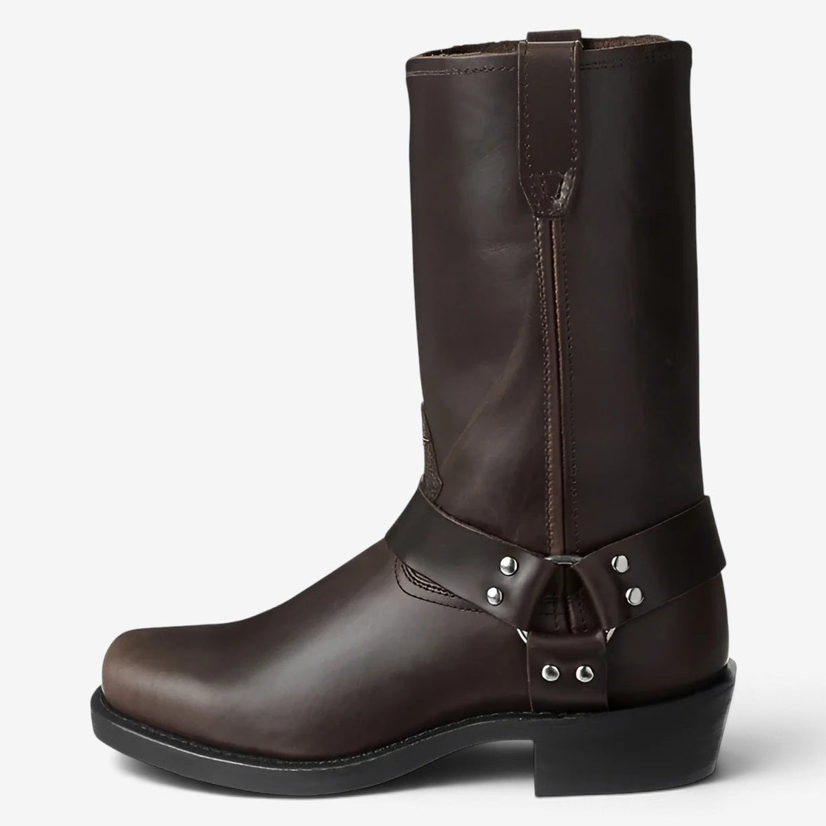Ravonix – Round Toe Ankle Boots with Buckle Design