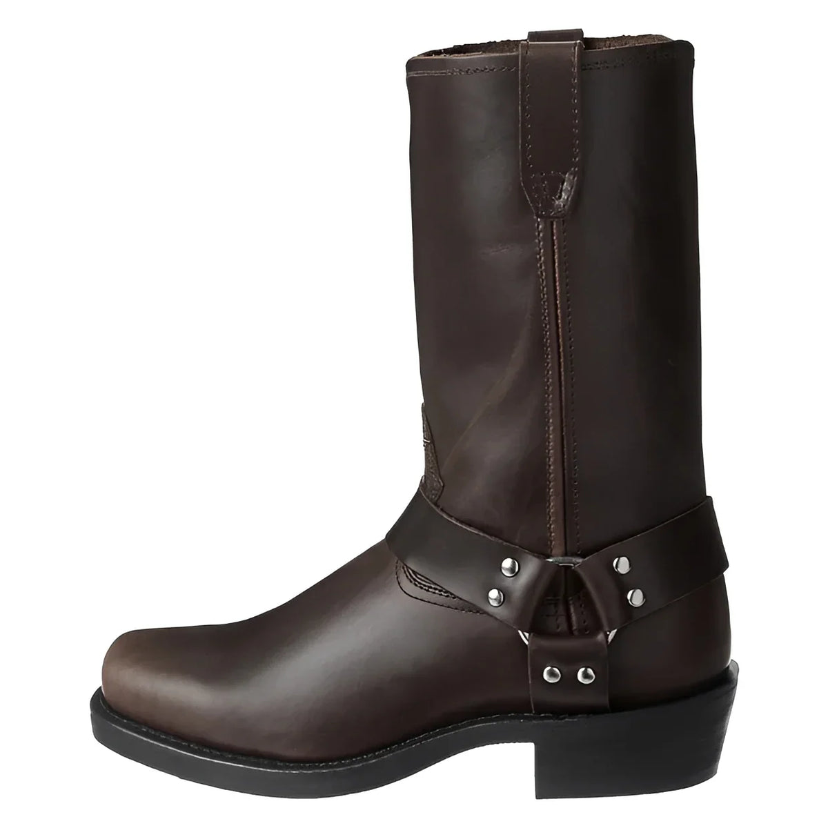Ravonix – Round Toe Ankle Boots with Buckle Design