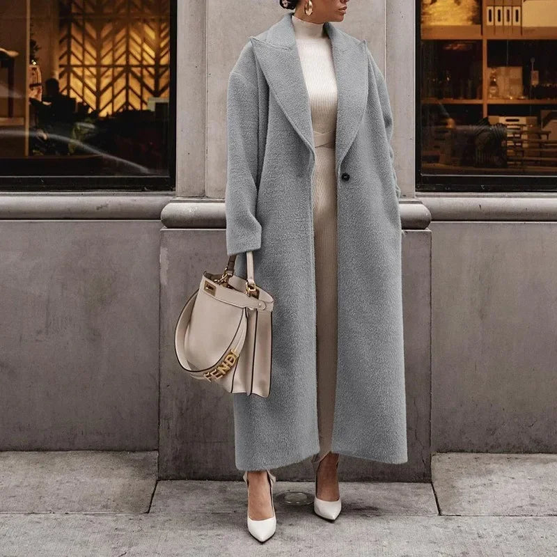 Calvessa – Gabardina cintada com gola de lapela