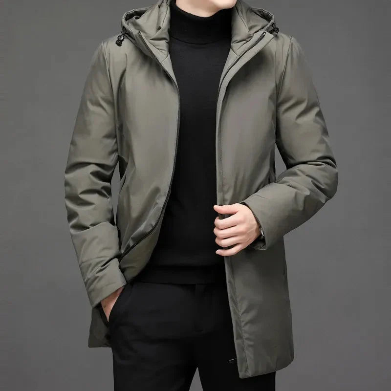 Vareqessa – Cappotto invernale foderato con collo alto