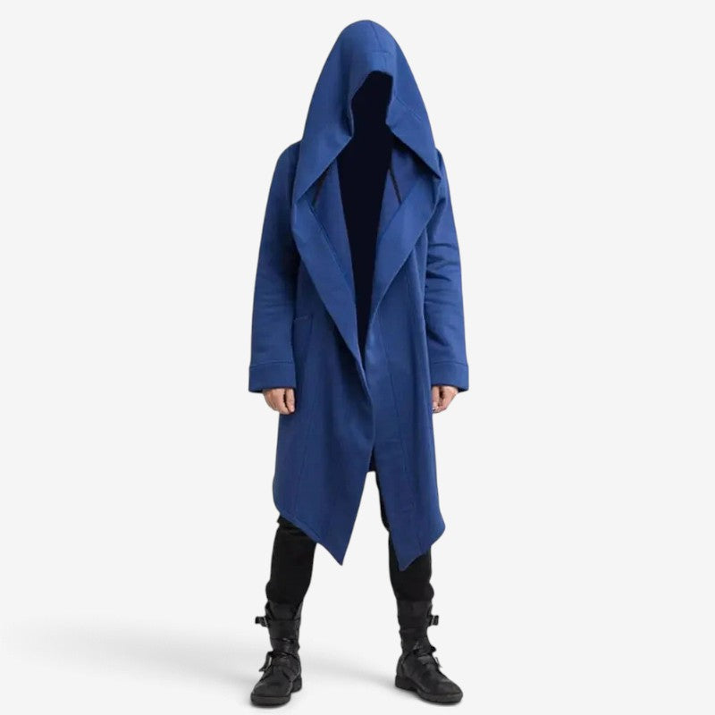 Velmora – Long Open-Front Hoodie with Long Sleeve