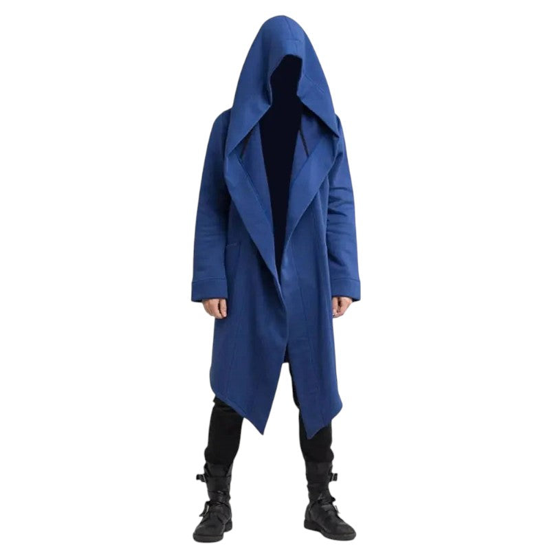 Velmora – Long Open-Front Hoodie with Long Sleeve