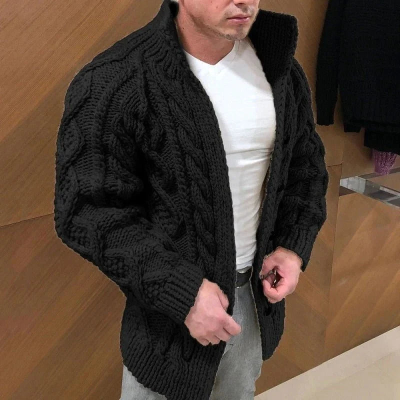 Caldrion – Shawl Collar Cardigan with Button Front
