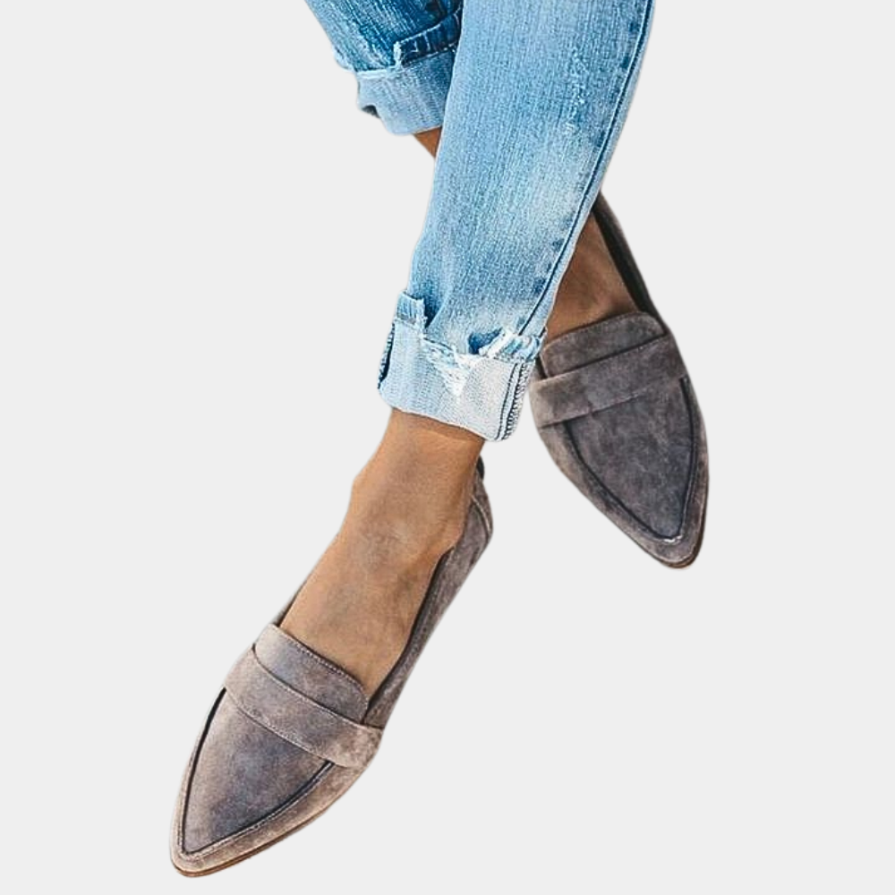 Claus - Chaussures en suède légères avec semelle antidérapante pour plus de confort