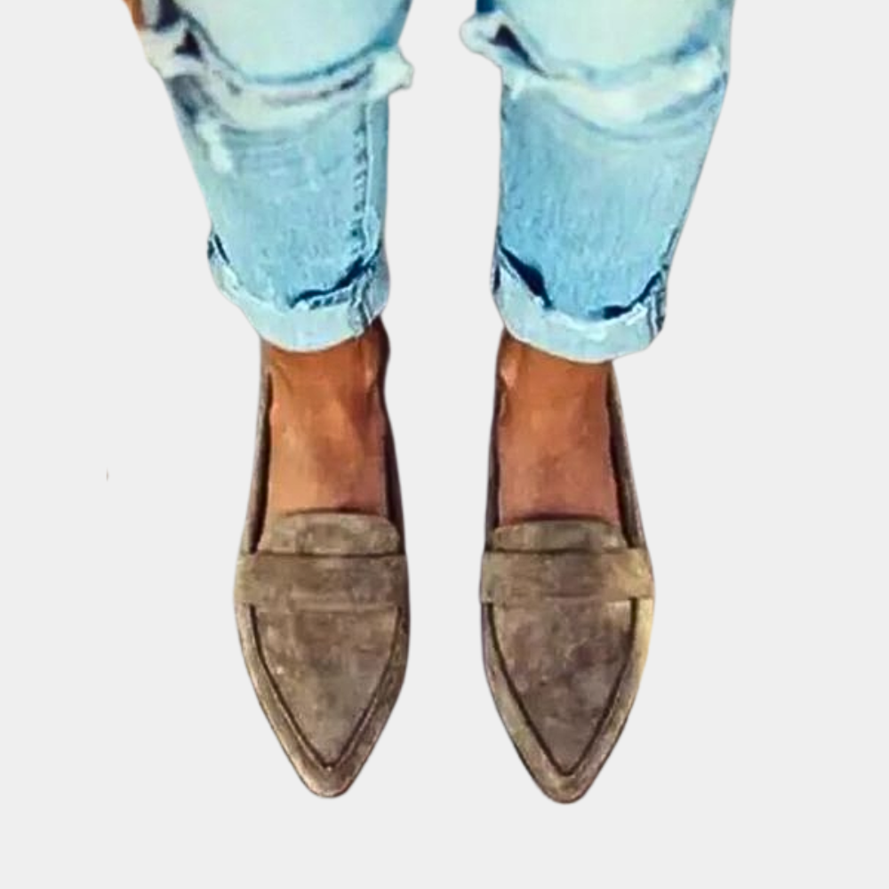 Claus - Chaussures en suède légères avec semelle antidérapante pour plus de confort