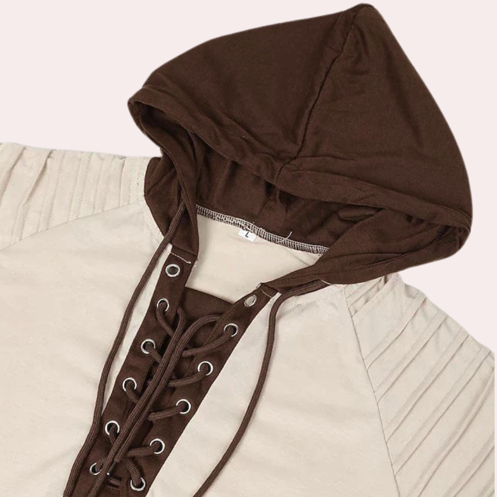 Ethan - Casual mikina s kapucňou a nastaviteľným strihom