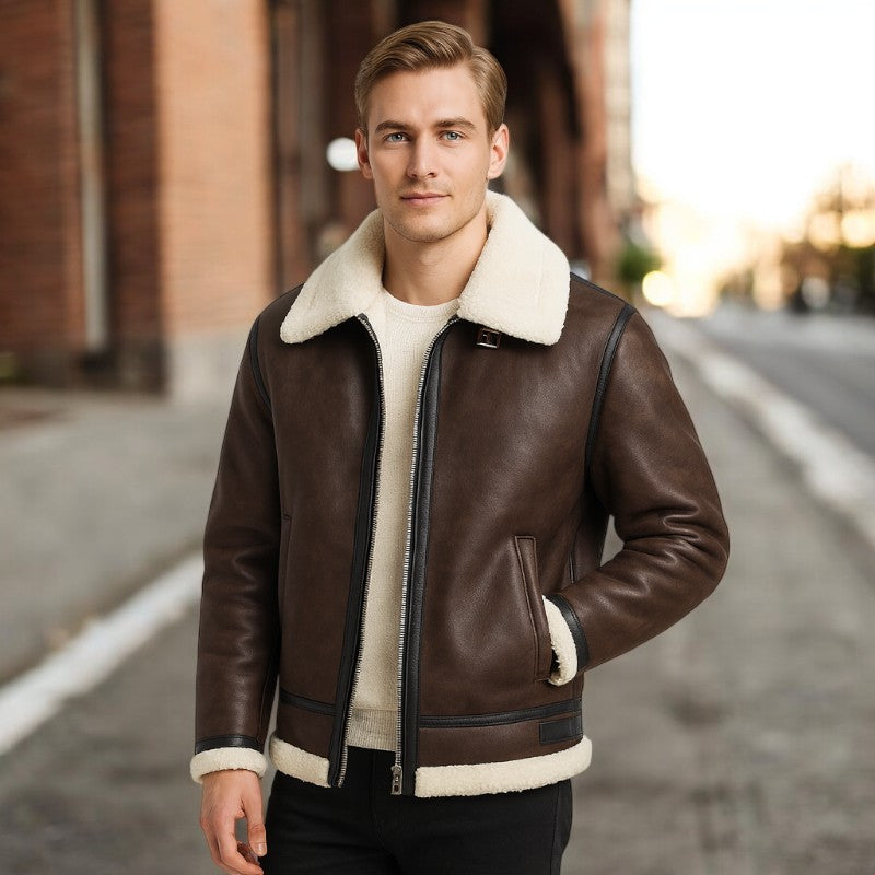 Corbin - Veste zippée à manches longues avec poche latérale