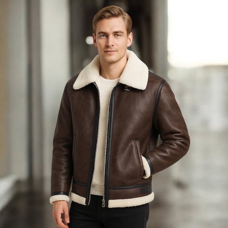 Corbin - Veste zippée à manches longues avec poche latérale