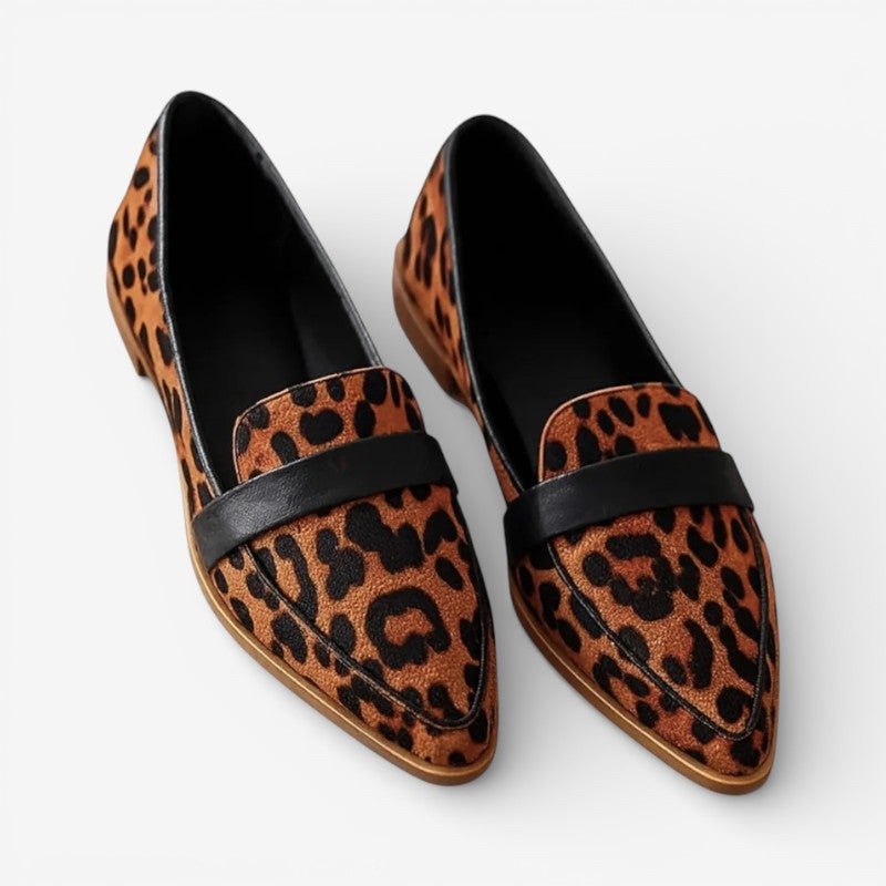 Freya – Chaussures à talons bas avec bout pointu et antidérapantes