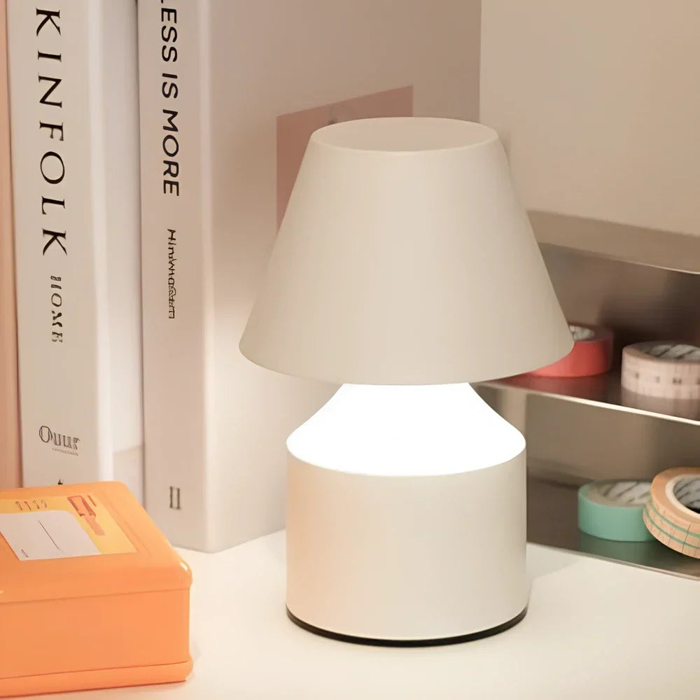 TouchAura - Table Lamp With Touch Control And Rechargeable Battery