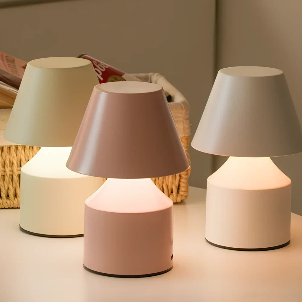 TouchAura - Table Lamp With Touch Control And Rechargeable Battery
