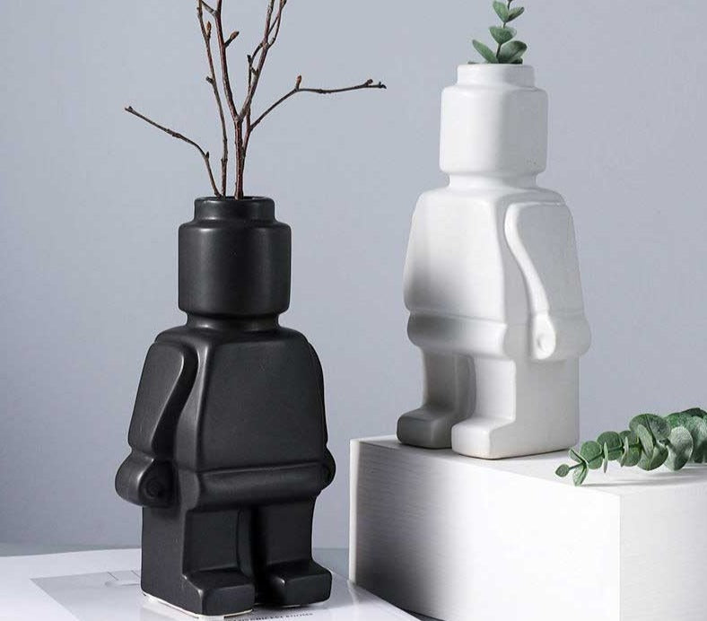 VibeJoy - Modern Decoration Roboterblumenvase