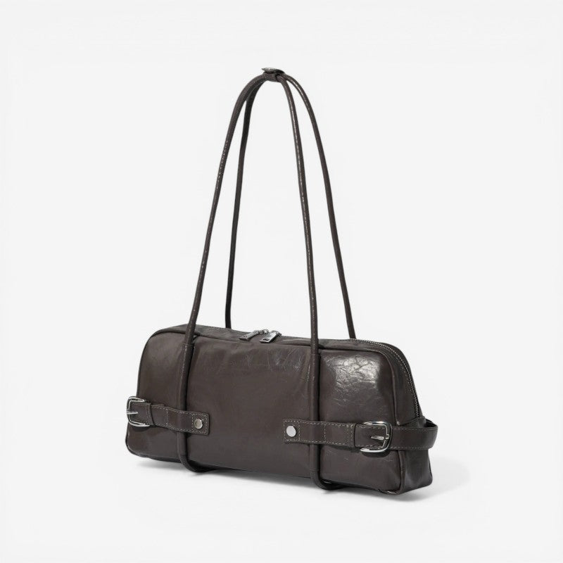 Borsa a tracolla da donna con cerniera e tracolla lunga