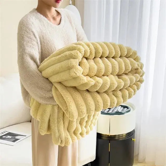 CozyLux - Soft Blanket with Textured Pattern for Ultimate Comfort