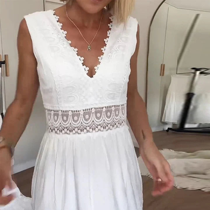EleganteLuxe™️ - Abito di Cotone Elegante da Donna