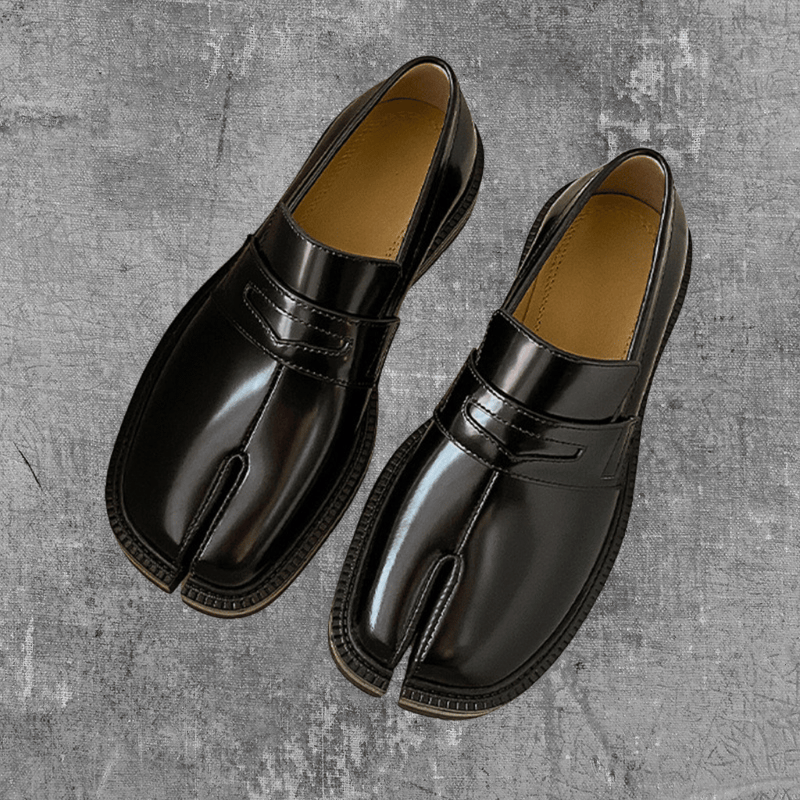 Oliver – Chaussures à bout fendu sans lacets avec semelle épaisse antidérapante | Confort de soutien au quotidien | Faciles à enfiler/enlever pour un usage décontracté