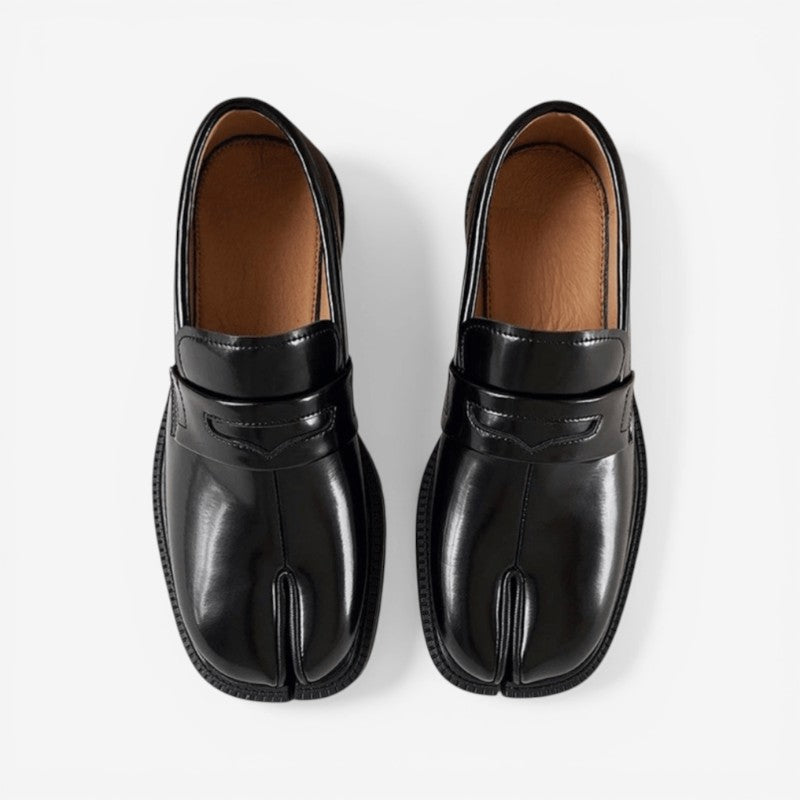 Oliver – Chaussures à bout fendu sans lacets avec semelle épaisse antidérapante | Confort de soutien au quotidien | Faciles à enfiler/enlever pour un usage décontracté