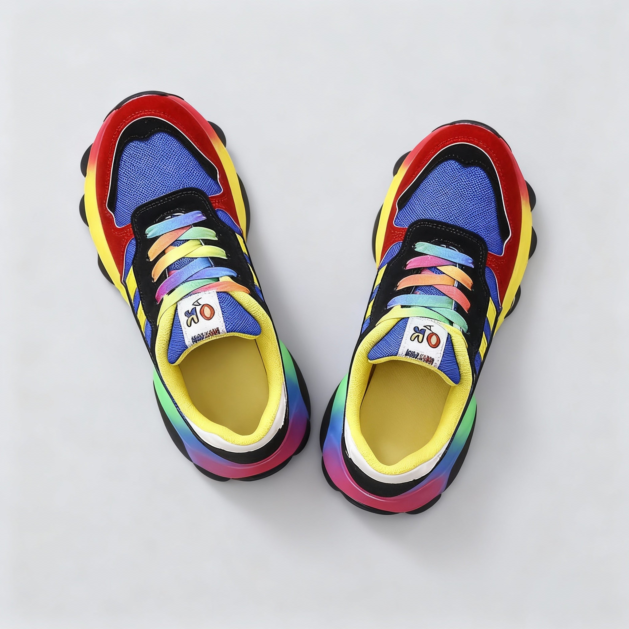 Hazel - Women's Multi-Color Sneakers with Supportive Design