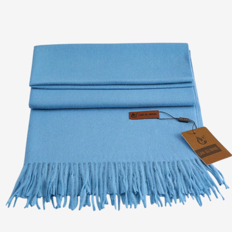 Maria – Sciarpa grande con design decorativo a nappine