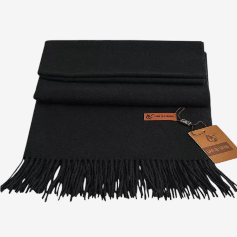 Maria – Sciarpa grande con design decorativo a nappine