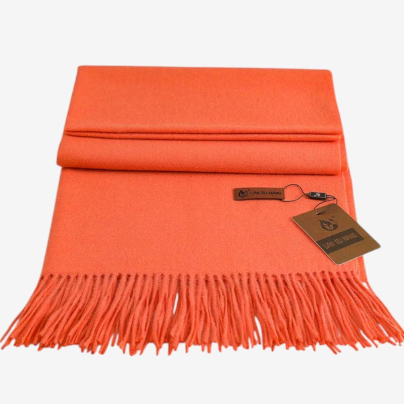 Maria – Sciarpa grande con design decorativo a nappine