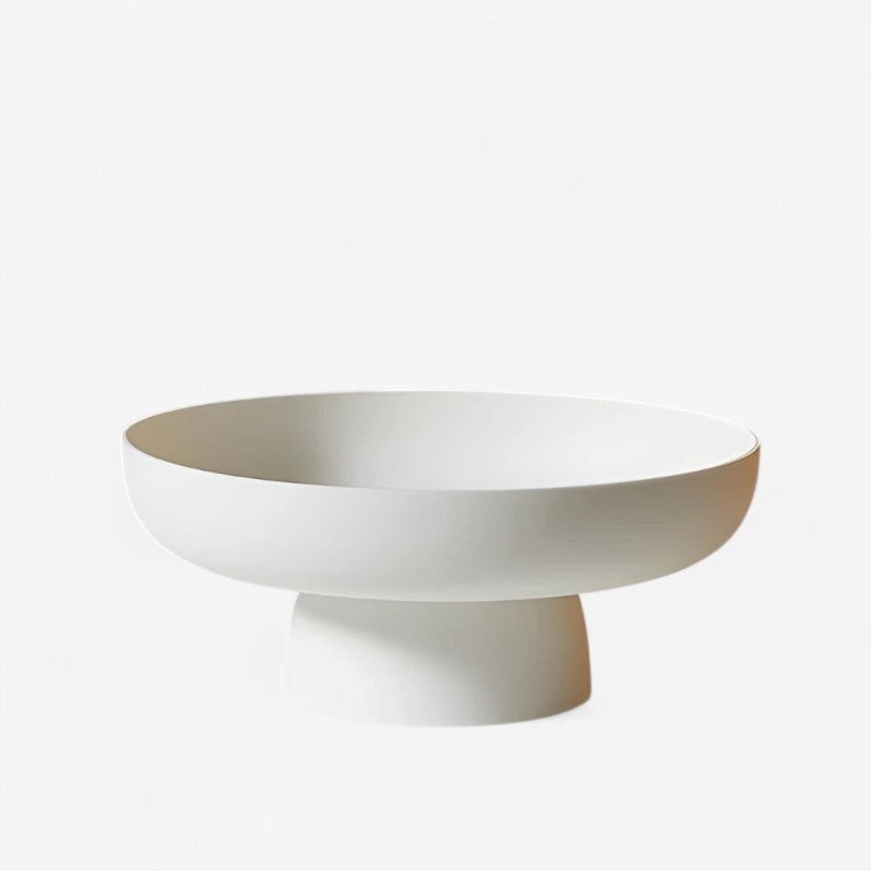 HarvestNest – Retro Fruitschaal met Bladvormig Ontwerp en Keramieklook