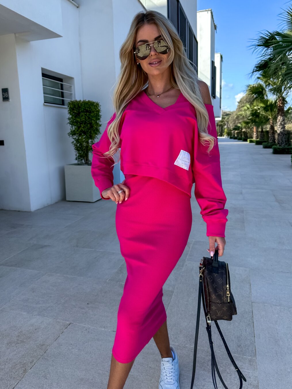 ChicEase™ - Set casual de maieu și rochie