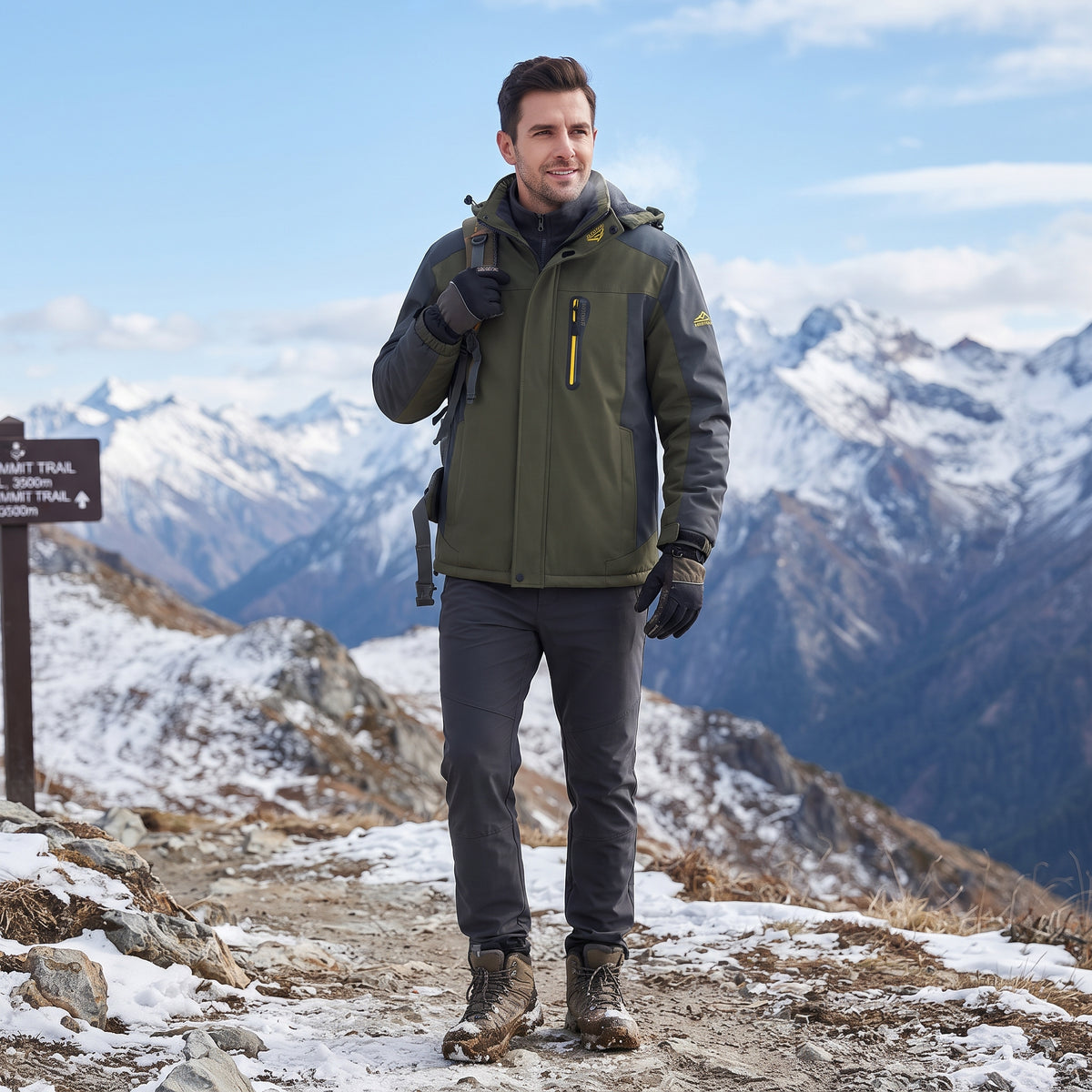 Warmforge - Men's Winter Coat With Insulated Lining