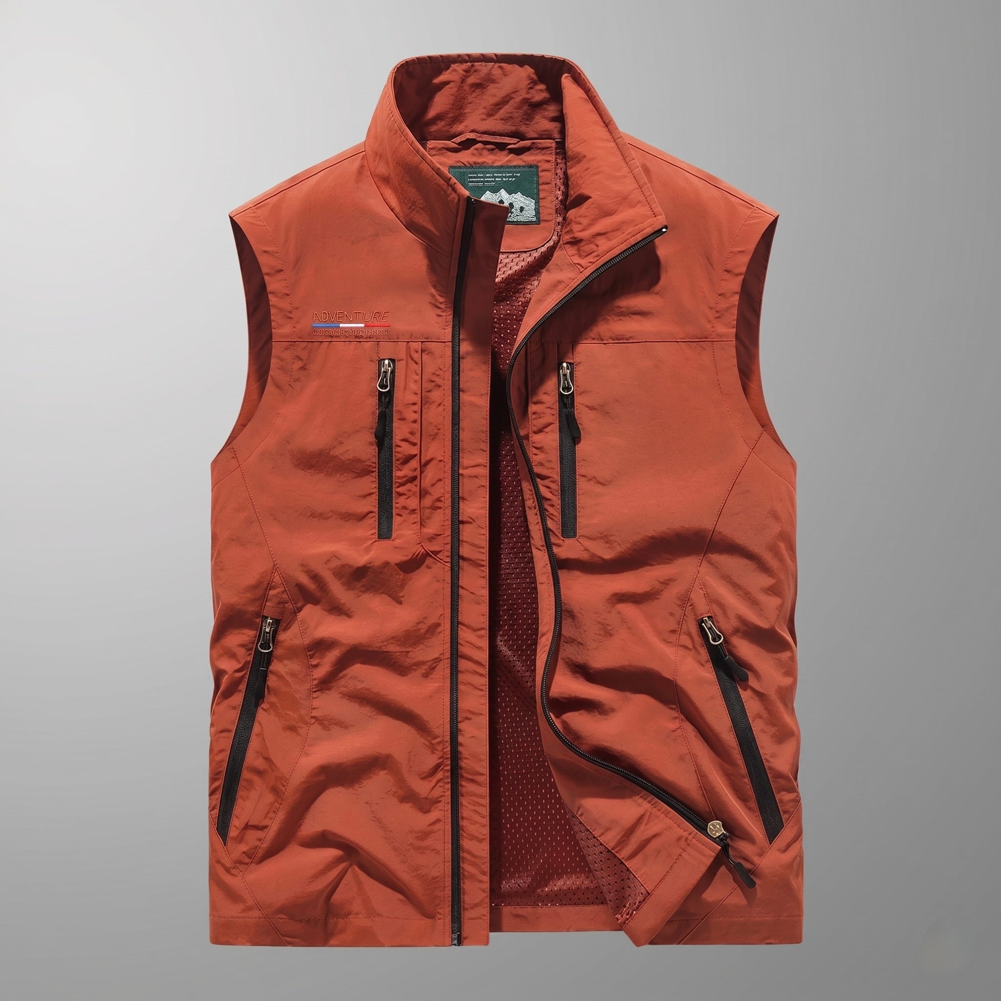 Men's Lightweight Cargo Vest with Pockets