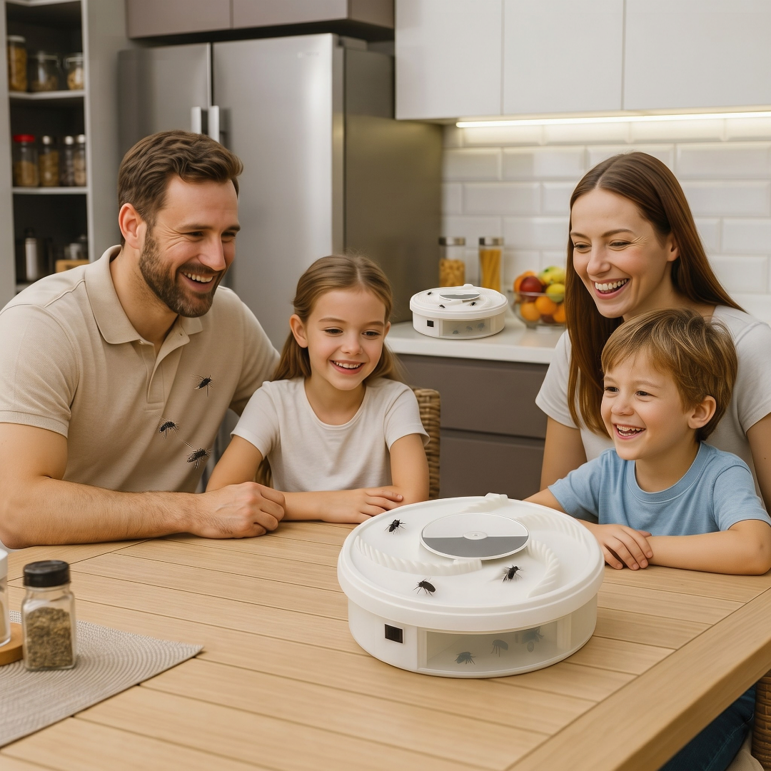 FlyLure – Trappola elettrica per mosche con luce LED attrattiva