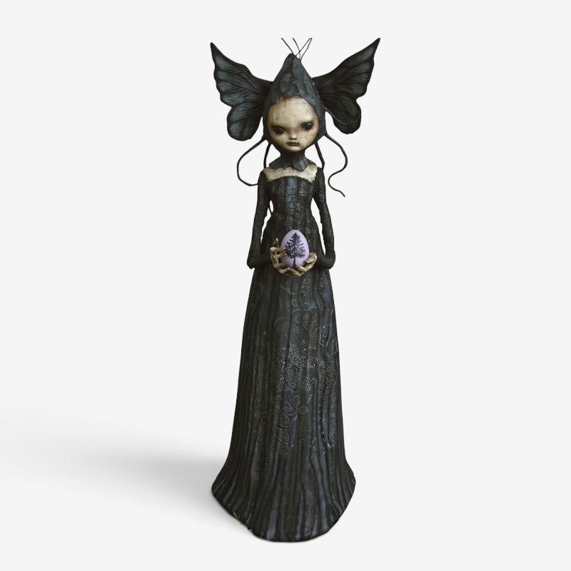 Gotická figurka čarodějnice pro halloweenskou výzdobu