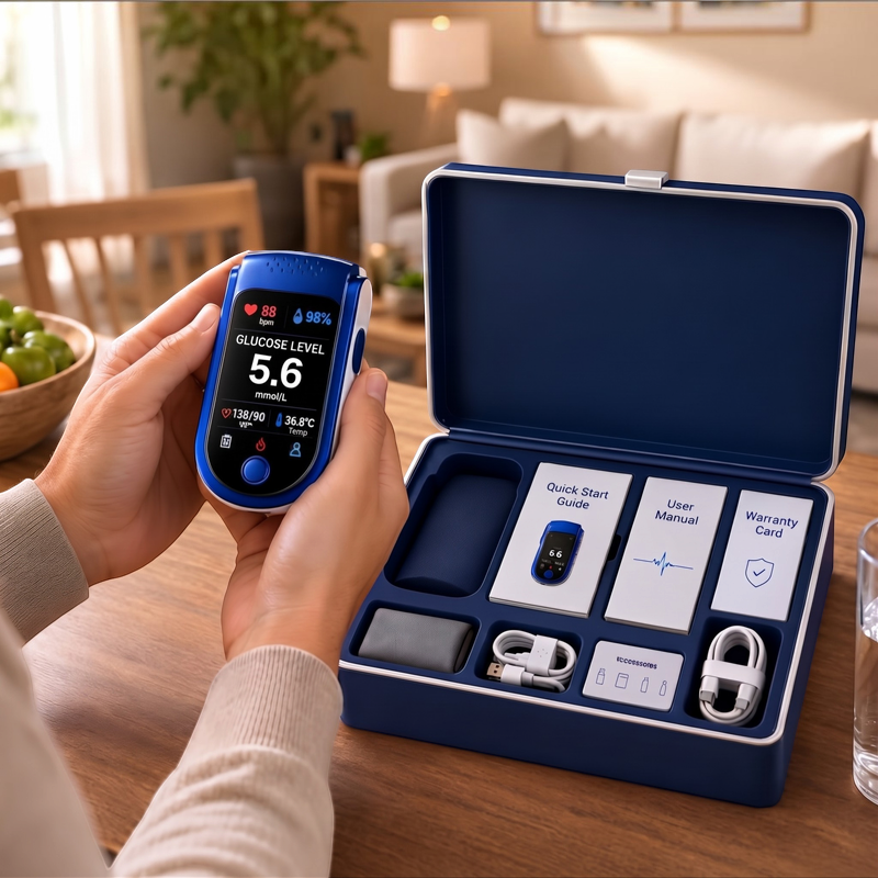 PulseView – Oximetru digital de puls pentru deget, cu afișaj OLED