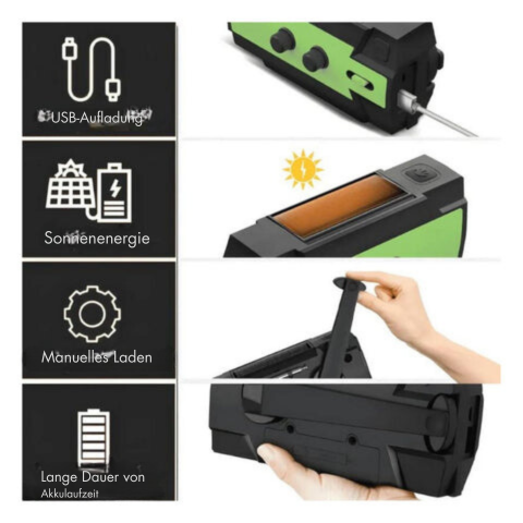 TerraVolt - Solar-powered radio and emergency power bank