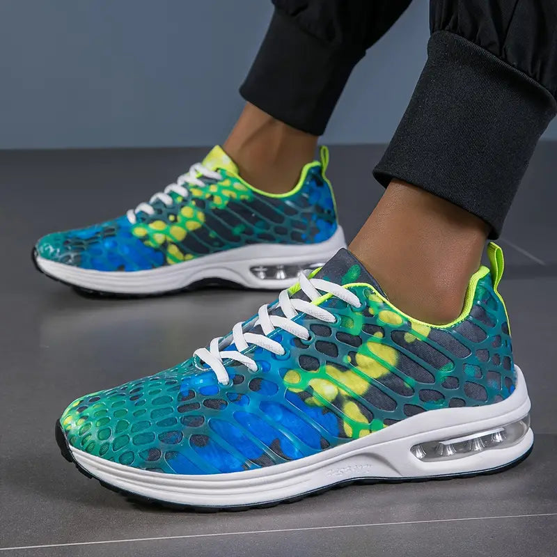 Luna – Sneakersy z zaokrąglonym noskiem, sznurowane, z antypoślizgową podeszwą