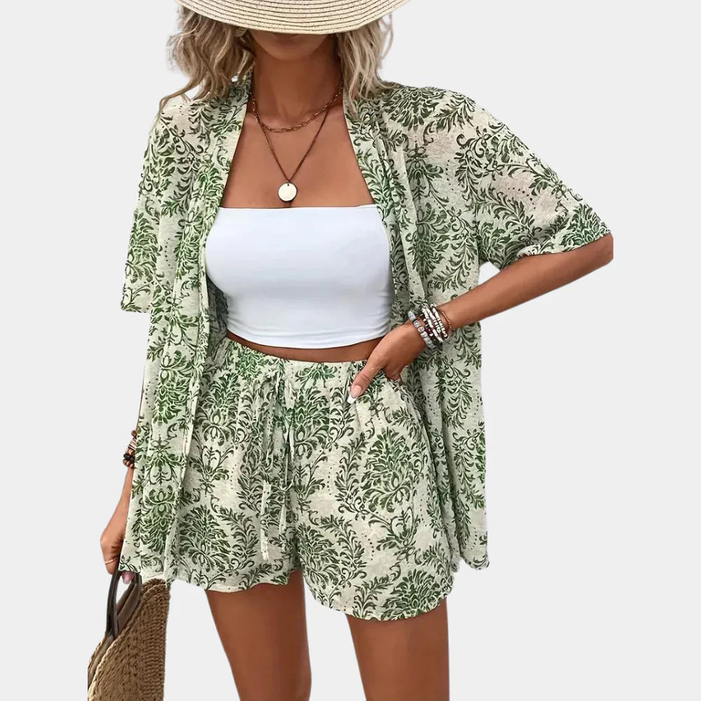 Zara – Elegantní dvoudílná souprava se složitým vzorem