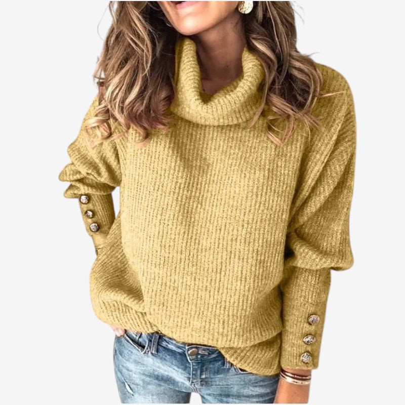 Women's Long Sleeve Turtleneck Sweater