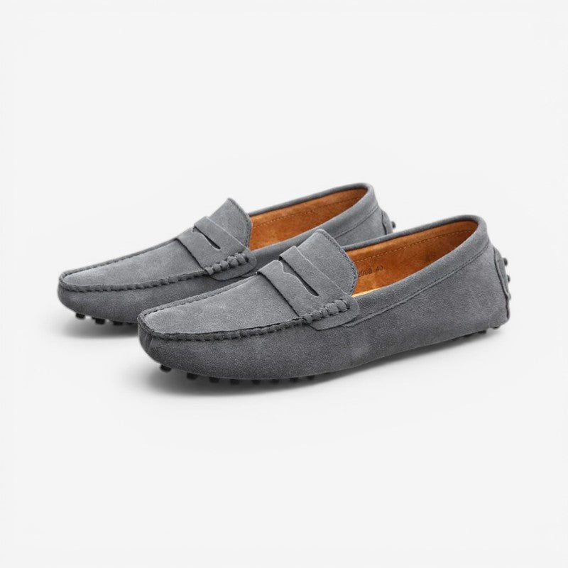 Alex - Round Toe Slip On Shoes with Non Slip Sole | Easy On and Off Everyday Comfort | Sizes 38–49 | Brown, Green, Red, Grey, Black, Orange, Dark Brown