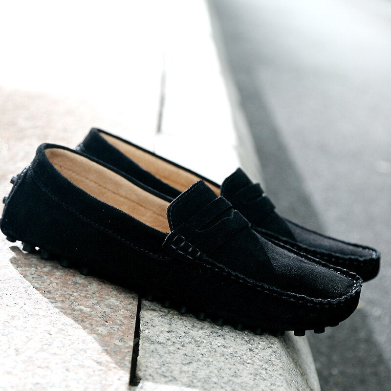 Ethan - Pantofi slip-on la modă cu talpă ușoară și potrivire relaxată
