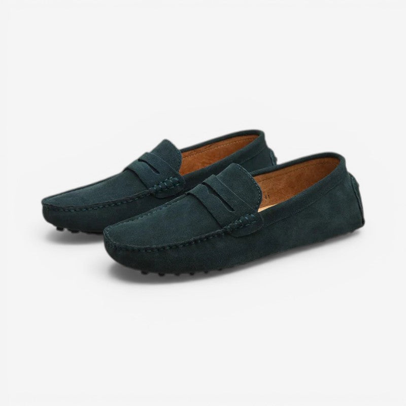 Alex - Round Toe Slip On Shoes with Non Slip Sole | Easy On and Off Everyday Comfort | Sizes 38–49 | Brown, Green, Red, Grey, Black, Orange, Dark Brown
