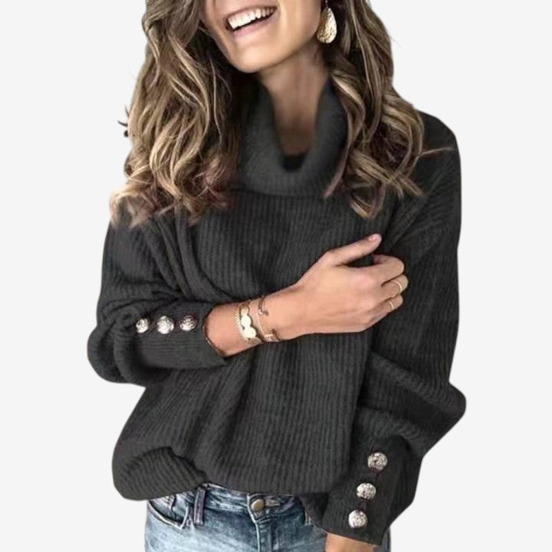 Women's Long Sleeve Turtleneck Sweater