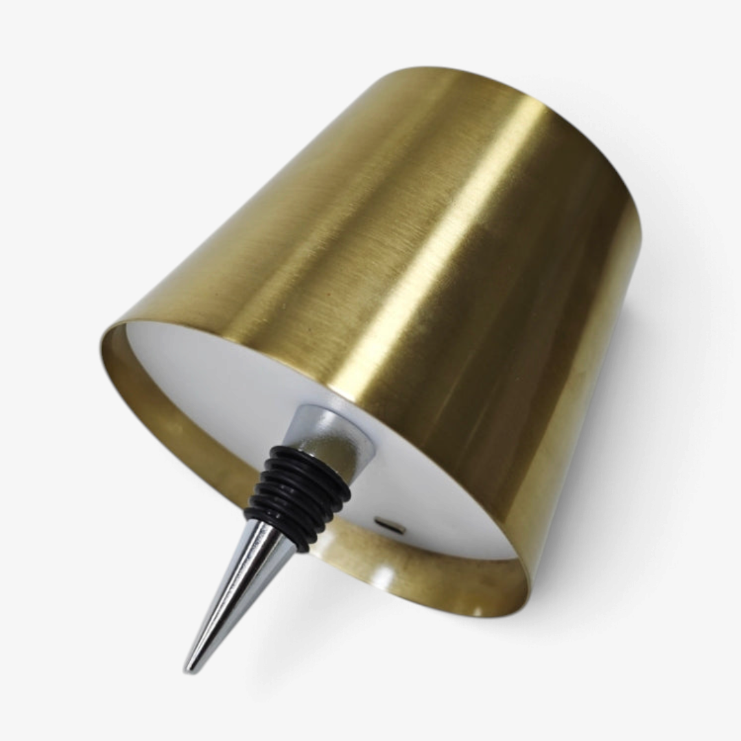 Glowtiva - Lampada LED senza fili per bottiglia con controllo touch e luminosità regolabile