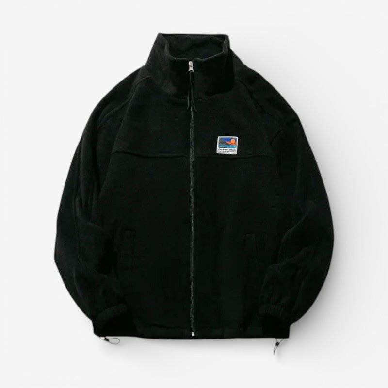 Axion - Palton cu mâneci lungi | Închidere cu fermoar, guler în picioare și buzunare laterale | Îmbrăcăminte casual pentru fiecare zi | Mărimi S–2XL