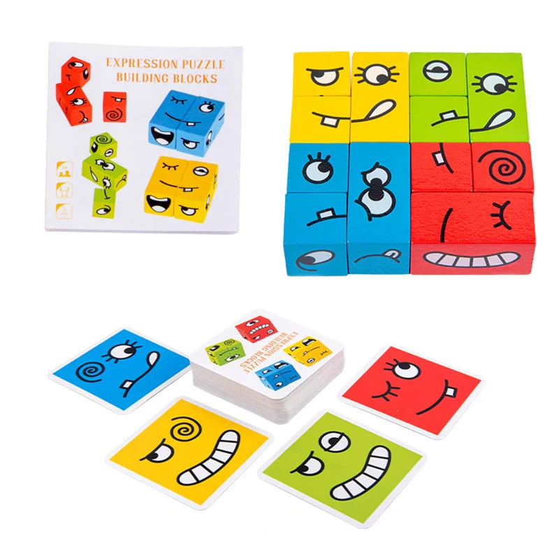 BrightMinds – Fajna gra logiczna z wyrazami twarzy do nauczania Montessori