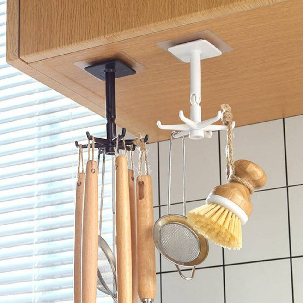 SpinHook – 360° Roteerbare Keukenplank met 6 Haken