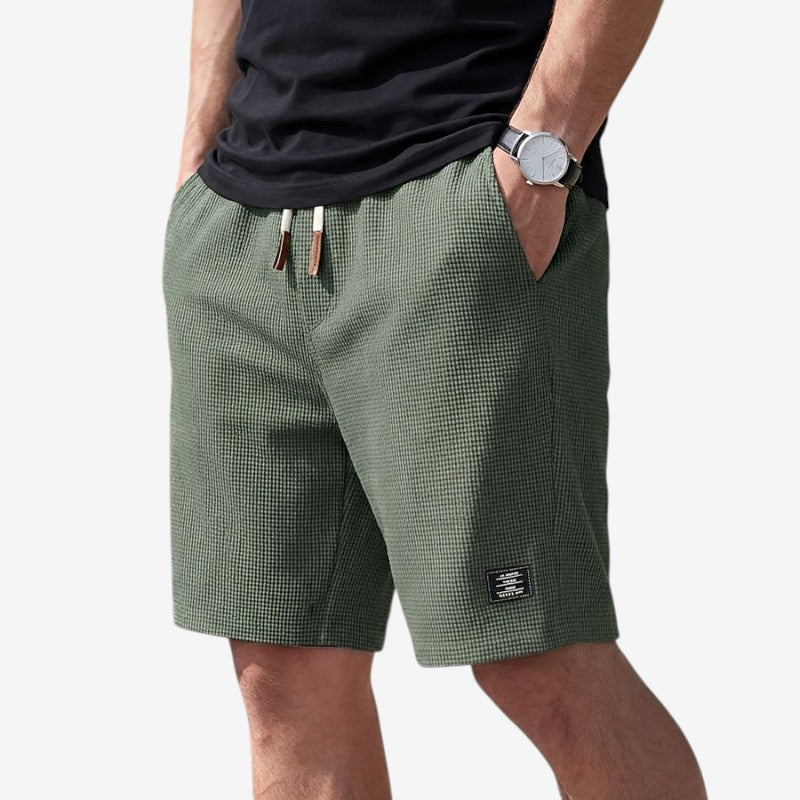 Men's Casual Shorts with Drawstring Waist
