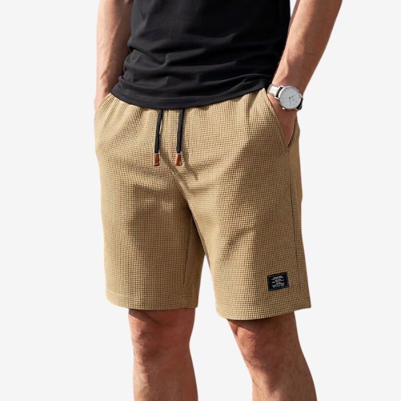 Men's Casual Shorts with Drawstring Waist
