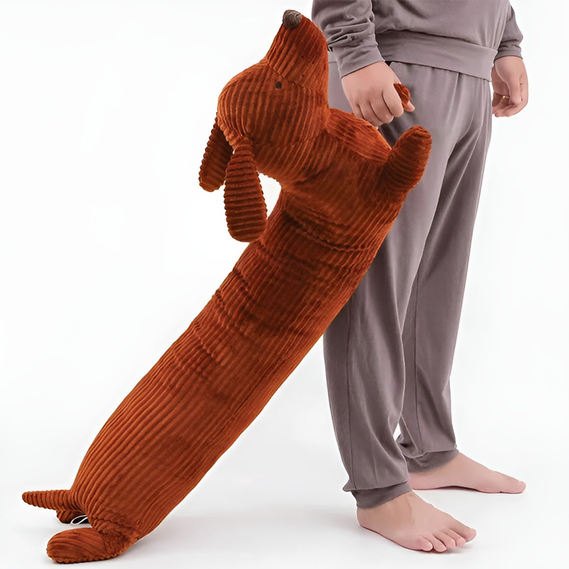 CuddlePup - Zacht teckel pluche kussen voor ultiem comfort