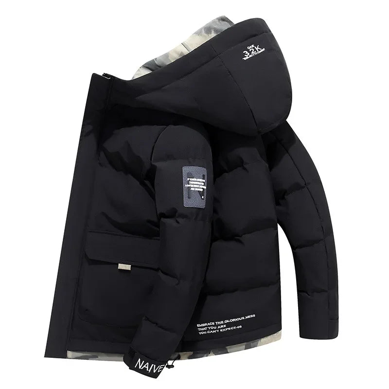 Jaxon - Stylowa kurtka puchowa z długim rękawem i ocieplanym designem