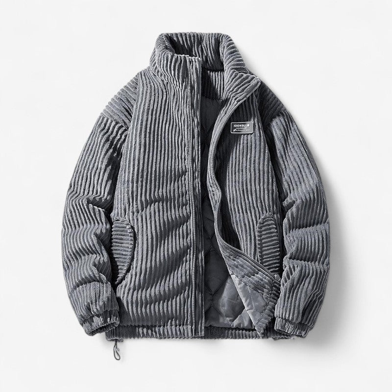 ZipGuard – Long Sleeve Jacket with Zipper and Stand-Up Collar