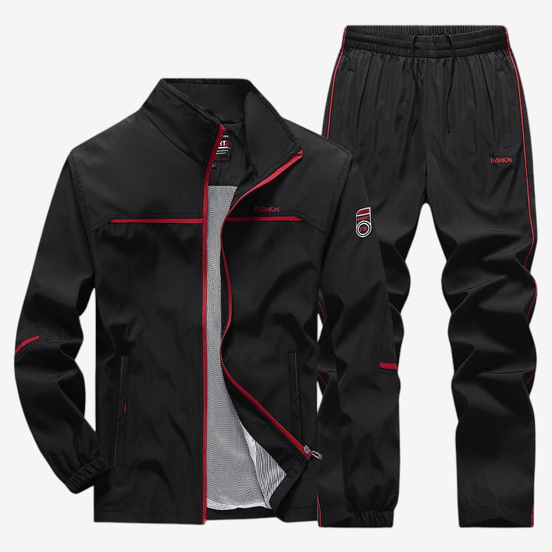 Ronald – Lange Mouwen Tweedelig Trainingspak met Ontspannen pasvorm Ontwerp